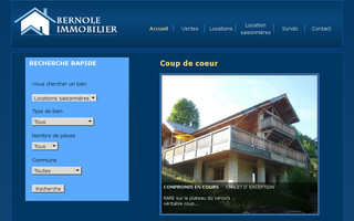 bernoleimmobilier.com website preview