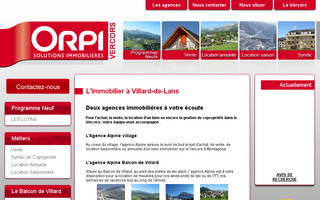 orpi-vercors.com website preview