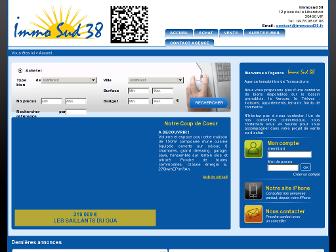 immosud38.fr website preview