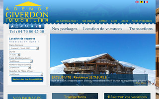 giverdon-immobilier.fr website preview