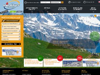 reservation.alpedhuez.com website preview