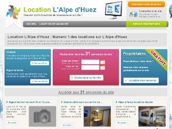 location-huez.fr website preview