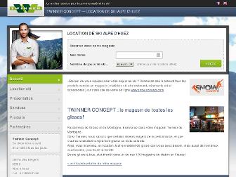 twinner-alpedhuez-berger.fr website preview