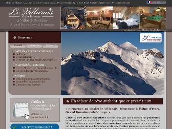 location-chalet-villardreculas-alpedhuez.com website preview