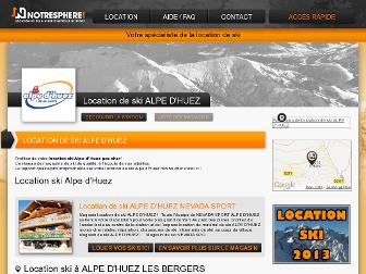 location-ski-alpe-d-huez.notresphere.com website preview
