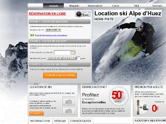 location-ski-alpedhuez.fr website preview