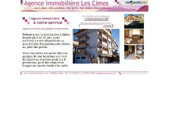 agence-les-cimes.fr website preview