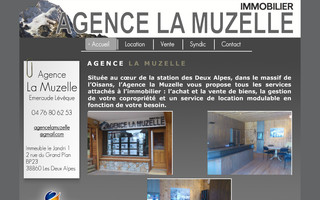 agencelamuzelle.fr website preview