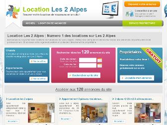 location-2-alpes.fr website preview