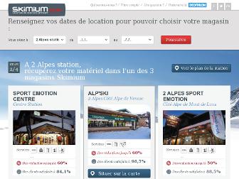 les-2-alpes.skimium.fr website preview