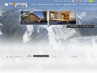 les2alpesreservation.com website preview