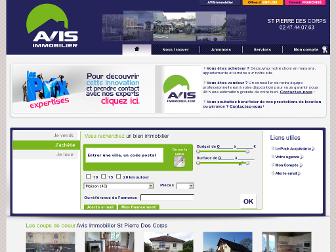avis-immobilier-saintpierredescorps.com website preview