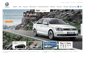 volkswagen.fr website preview