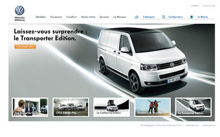 volkswagen-utilitaires.fr website preview