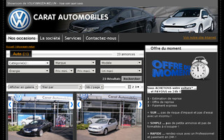 occasions-melun-caratautomobiles.com website preview