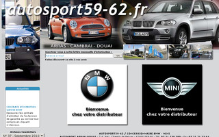autosport59-62.fr website preview