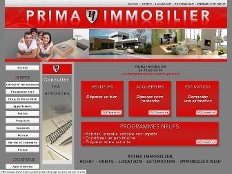 immobilier-voiron-prima.fr website preview