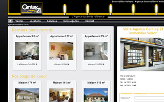 century21immobiliervoiron.com website preview