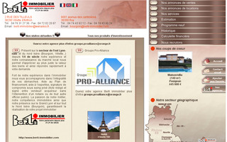 berti-immobilier.com website preview