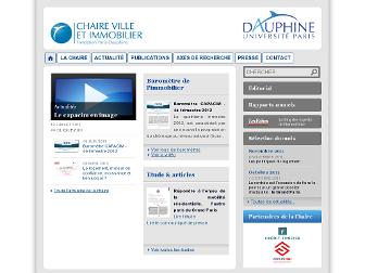 chaireville-immobilier.fondation.dauphine.fr website preview