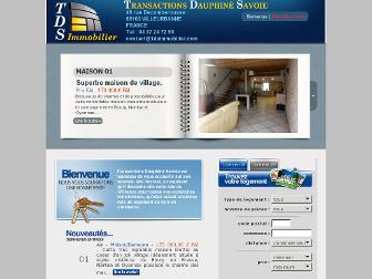 tdsimmobilier.com website preview