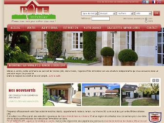 pole-immobilier38.com website preview