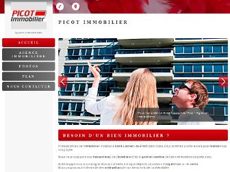 picot-immobilier.fr website preview
