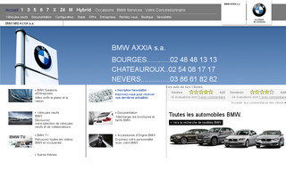 axxia.bmw.fr website preview