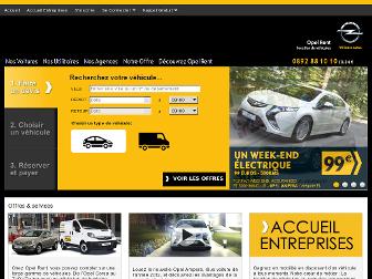 opelrent.fr website preview