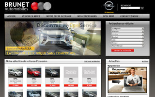 brunet-automobiles.com website preview