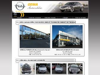 opel-cannes.fr website preview