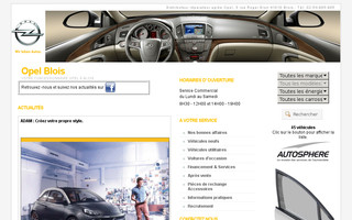 opel-blois.fr website preview