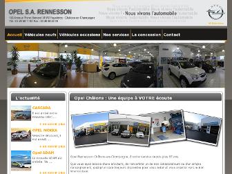 opel-rennesson.fr website preview