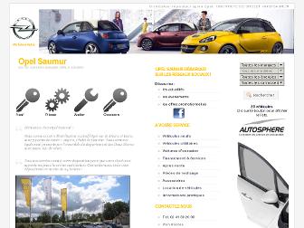 opel-saumur.fr website preview