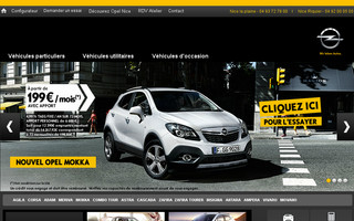 opel-nice.fr website preview