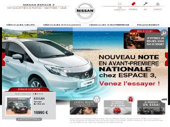 espace-nissan.fr website preview