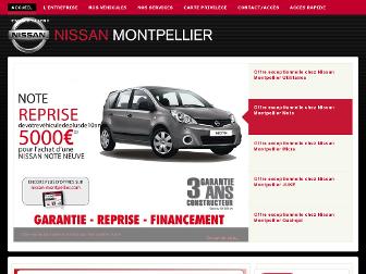 nissan-montpellier.com website preview