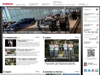 newsroom.nissan-europe.com website preview