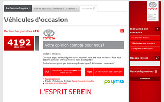 toyota-occasions.com website preview