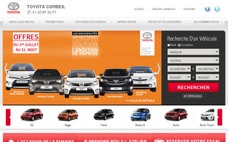 toyota-corbeil.fr website preview