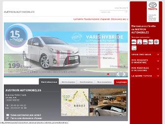 aveyron-automobiles-rodez.concessions-toyota.fr website preview