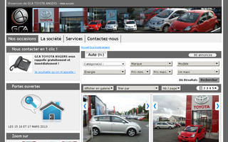 toyota-occasion-gca-angers.com website preview