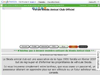 skoda-amical-club.org website preview