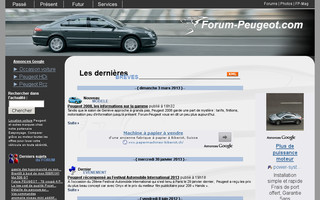 forum-peugeot.com website preview