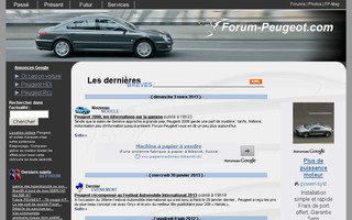 forum-peugeot.com website preview