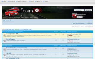 forum208.fr website preview