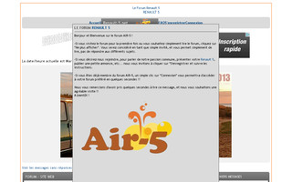 renault5.forumactif.com website preview