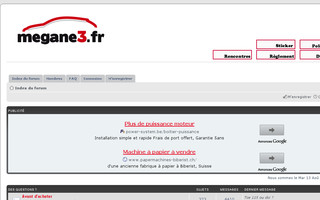 megane3.fr website preview