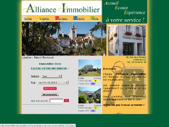 allianceimmobilier39.com website preview