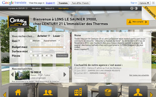 century21limmobilierdesthermes.com website preview